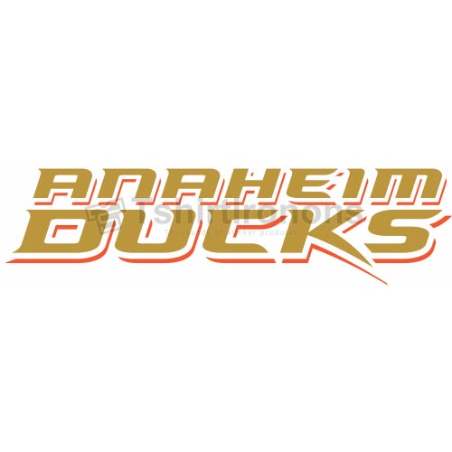 Anaheim Ducks T-shirts Iron On Transfers N51